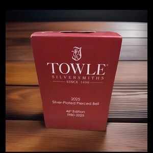 Towle Silver-Plated Pierced Bell - Red Box
